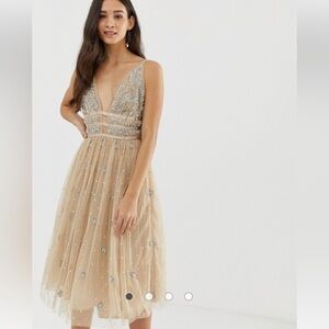 ASOS Dolly & Delicious Embellished Prom Dress